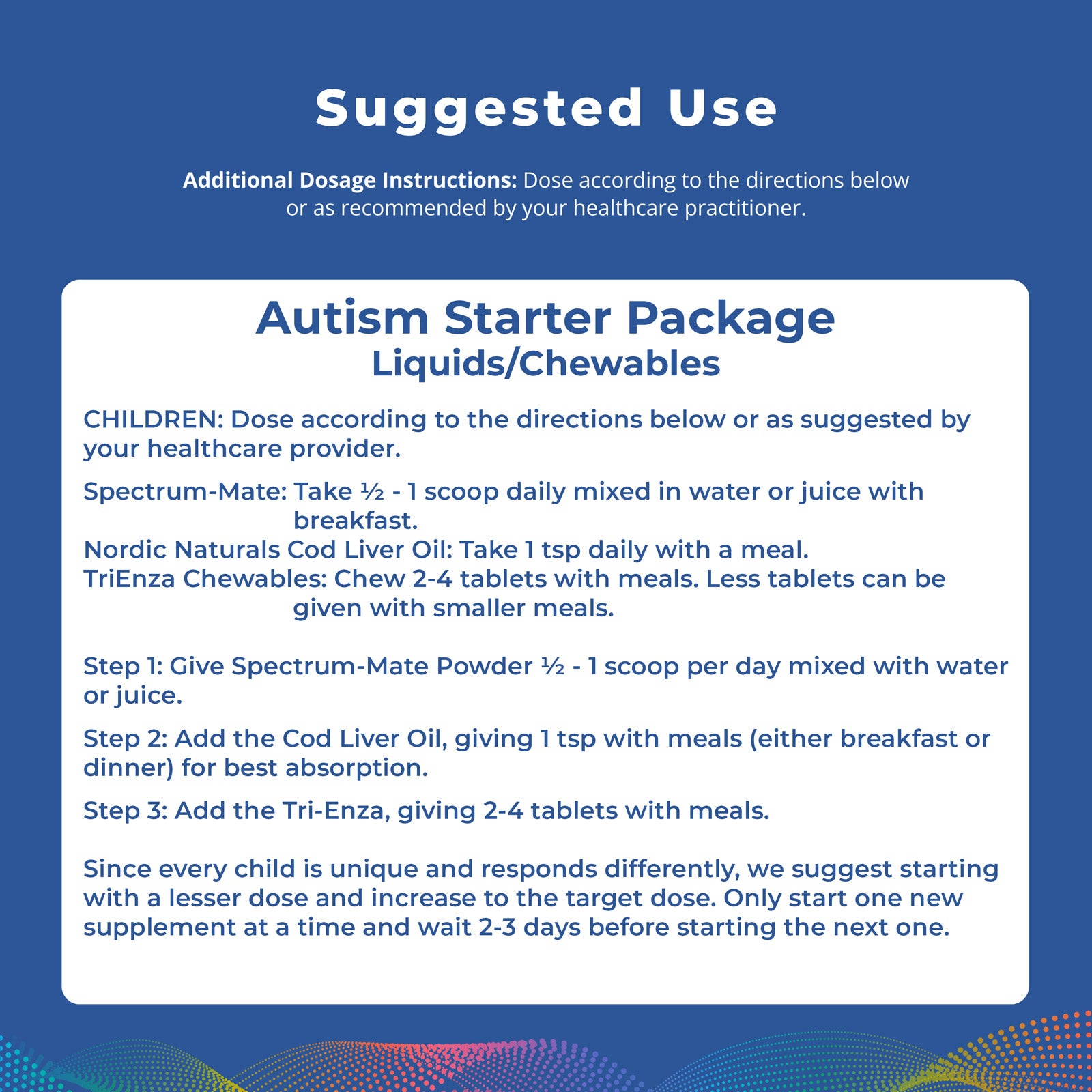 Autism Starter Package - Liquids/Chewables