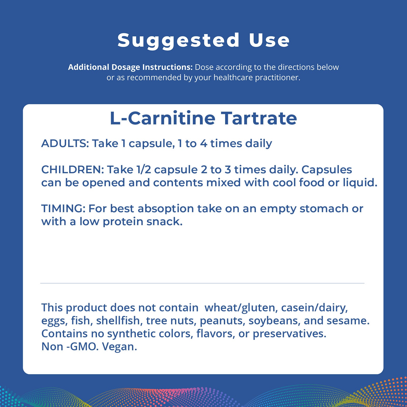 L-Carnitine Tartrate, 60 Capsules