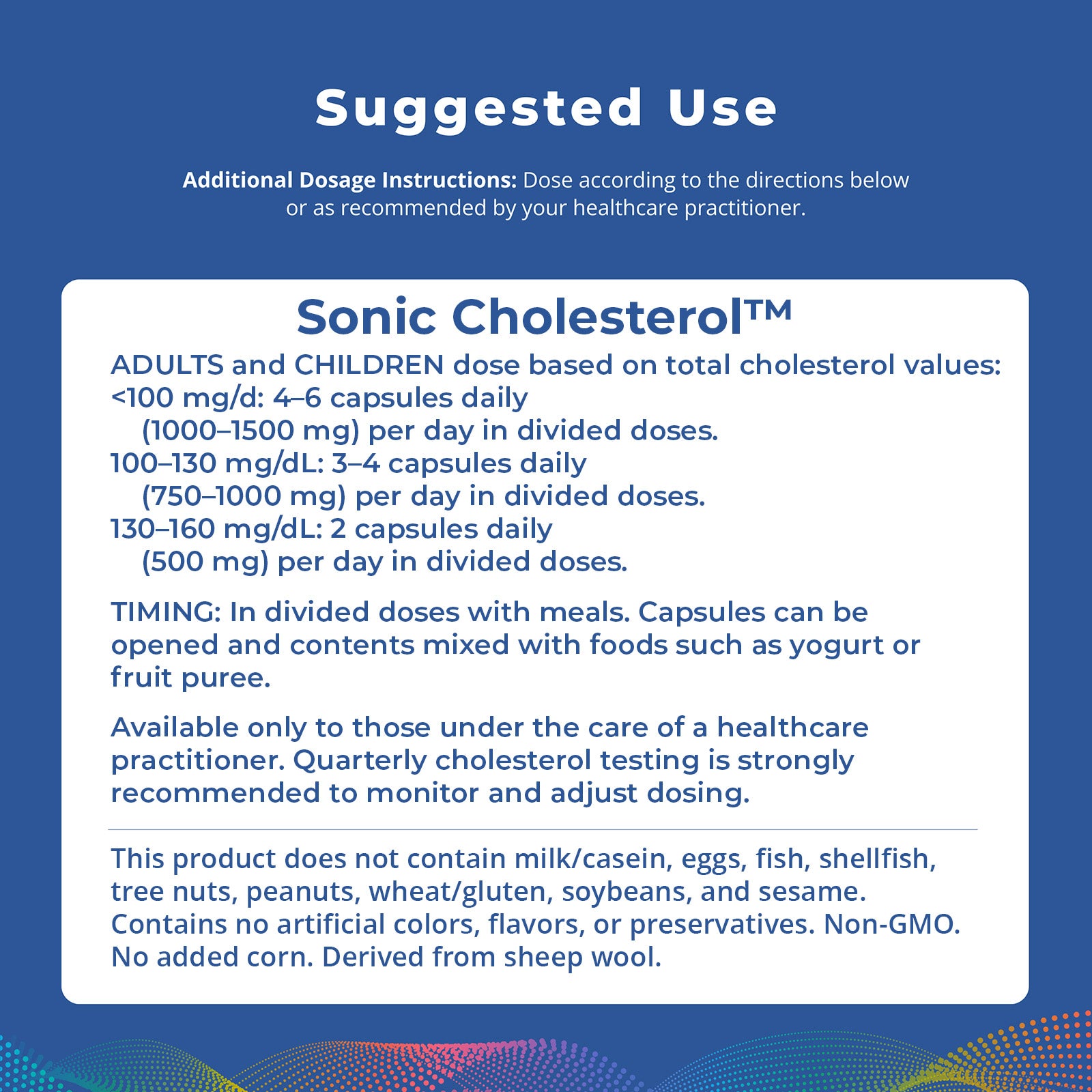 Colesterol Sonic, 120 cápsulas