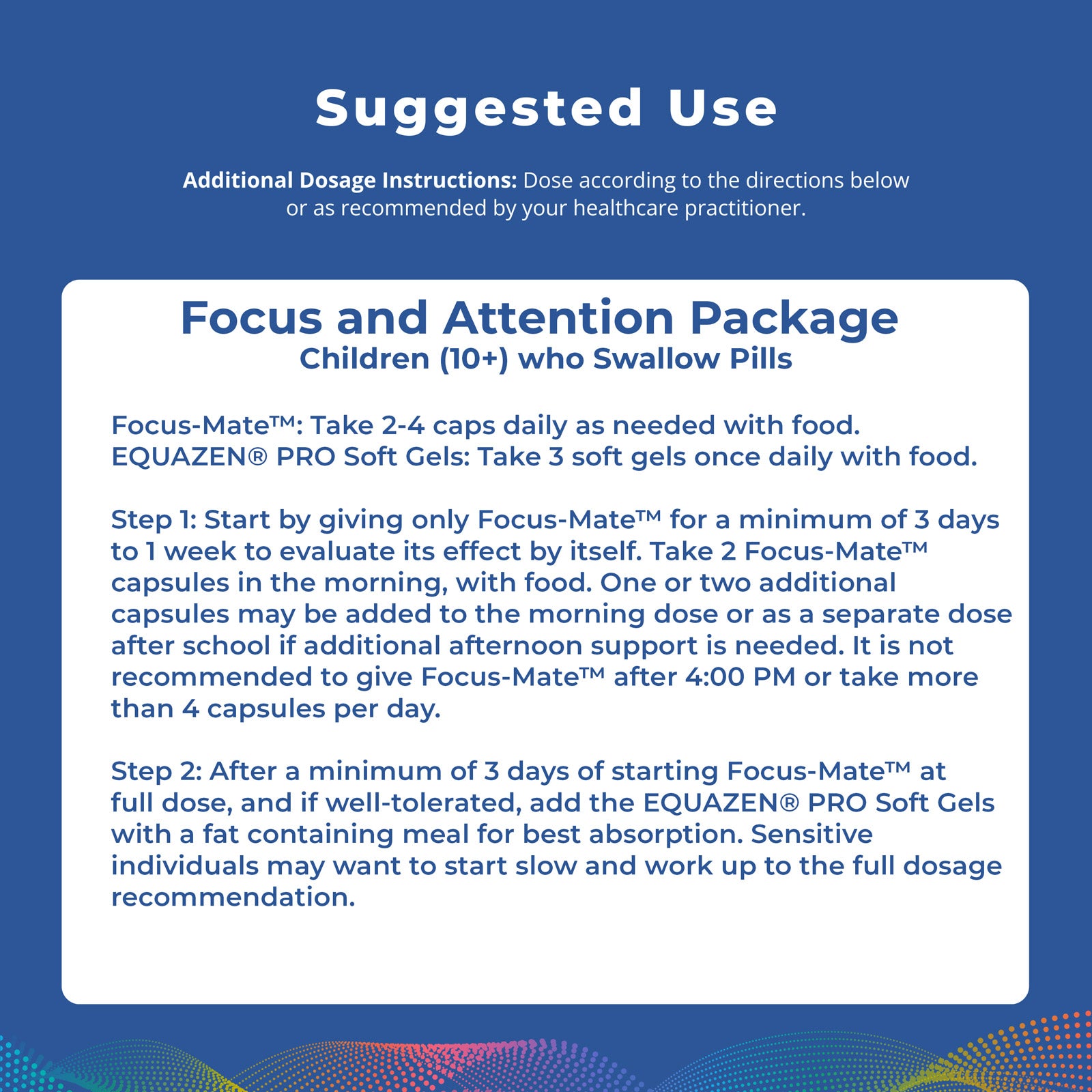 Focus and Attention Pkg - Older Children & Teens