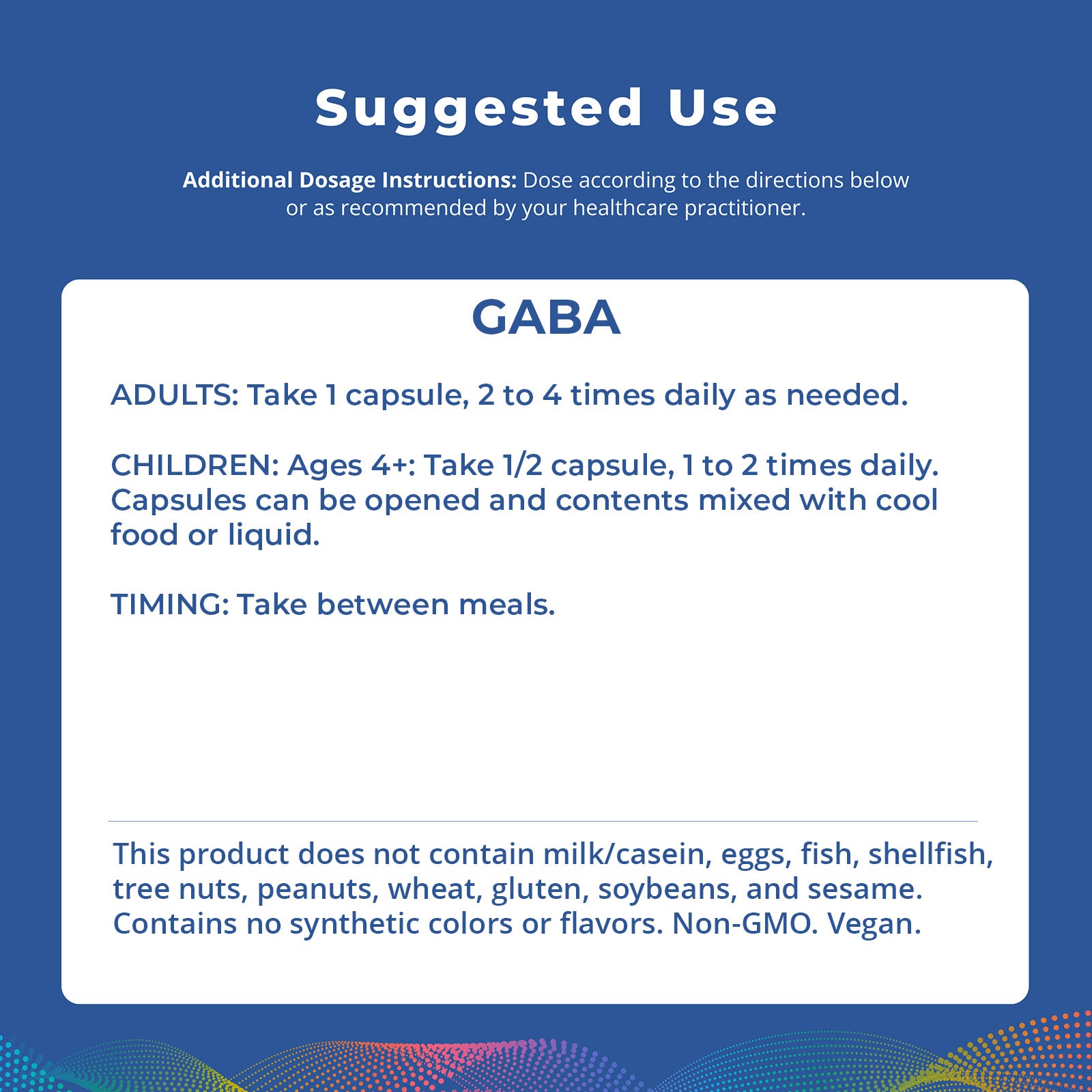 GABA - 420 mg, 60 cápsulas
