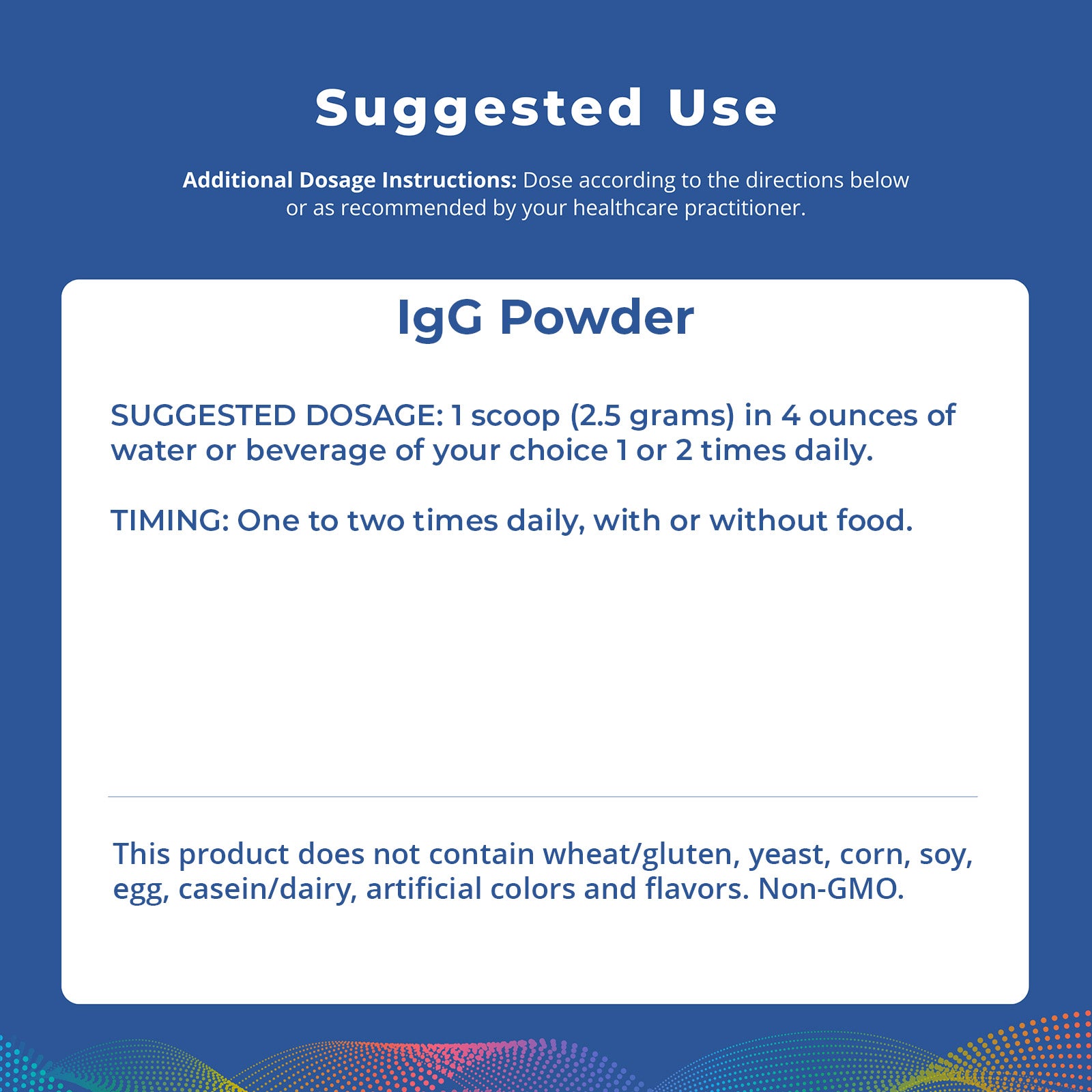 IgG Powder, 5.3 oz