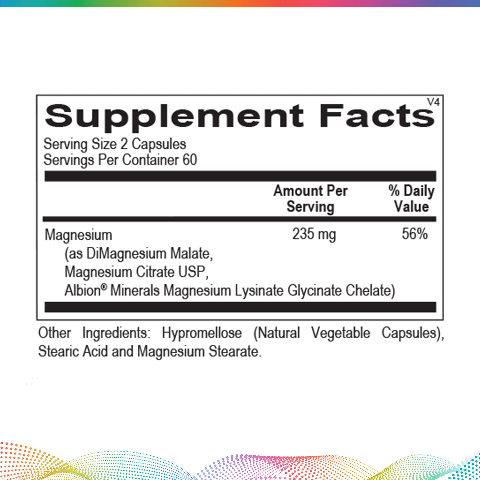 Chelated Magnesium, 120 Capsules