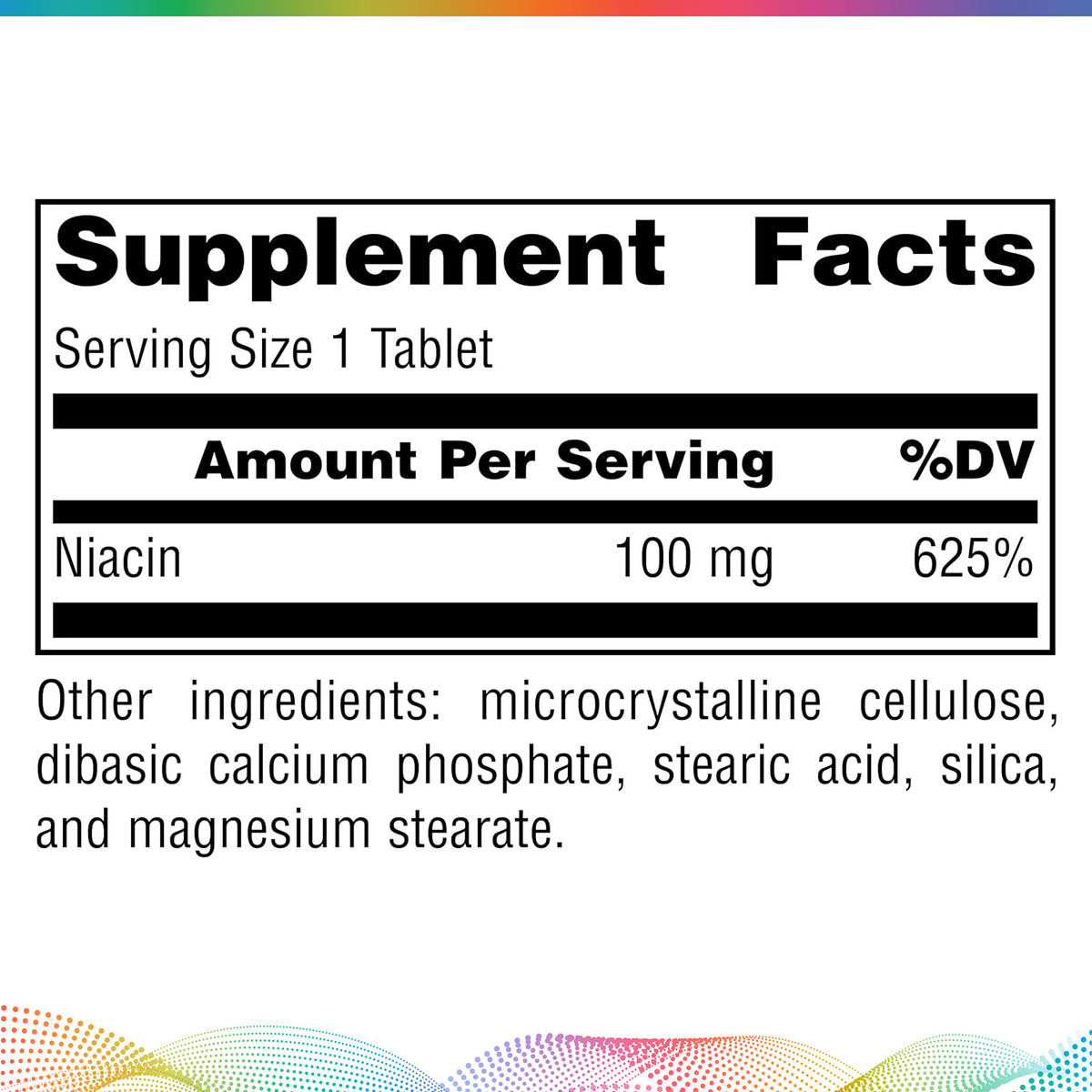 Niacin, 100 tabs