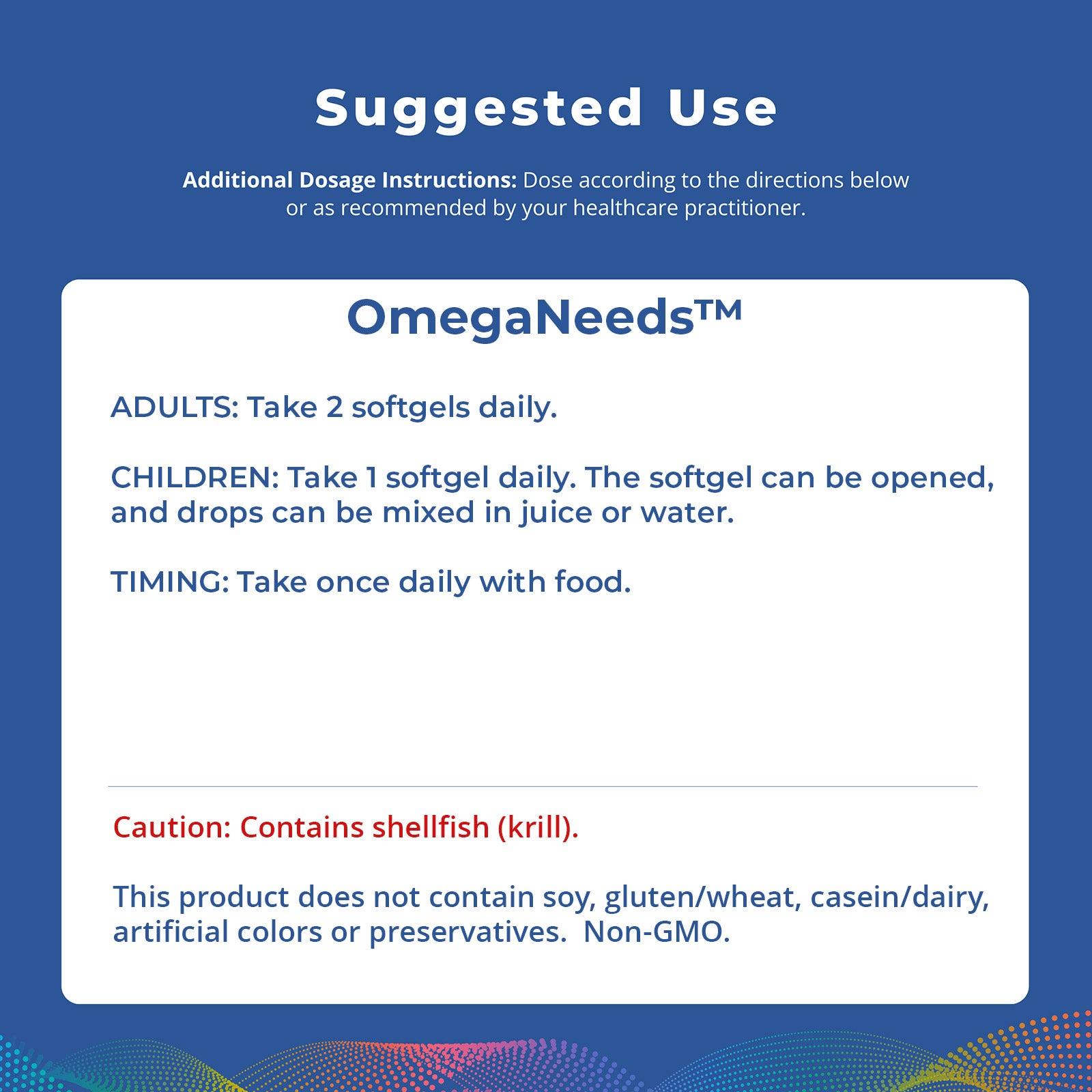 OmegaNeeds, 60 Softgels