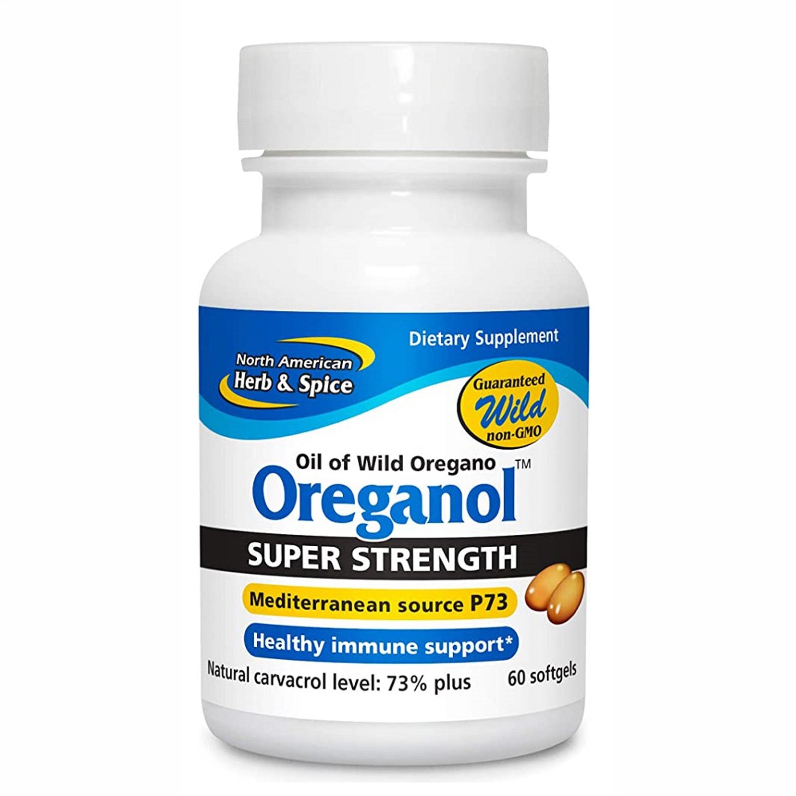 Oreganol P73, Super Strength, 60 Softgels