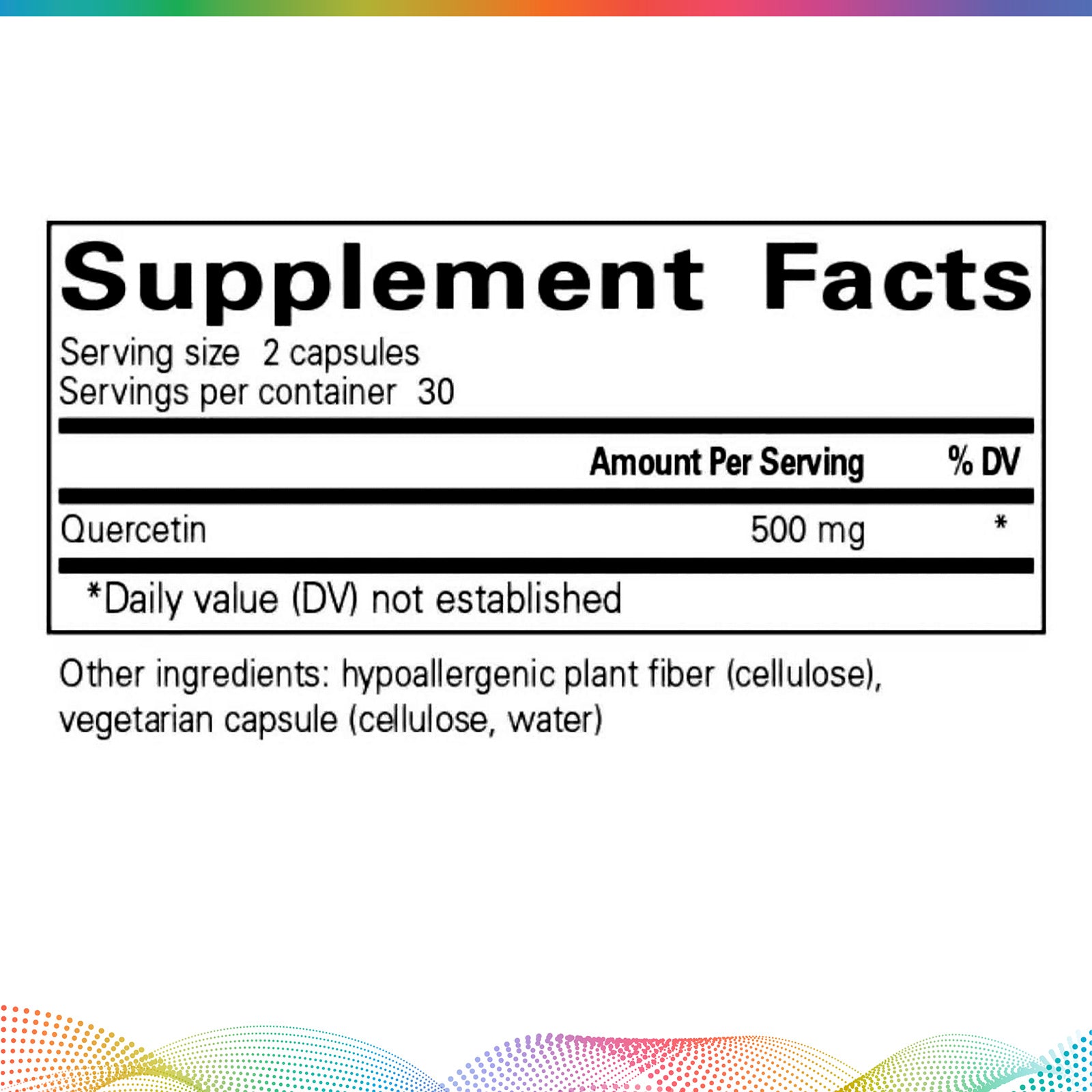 Quercetin, 60 Capsules