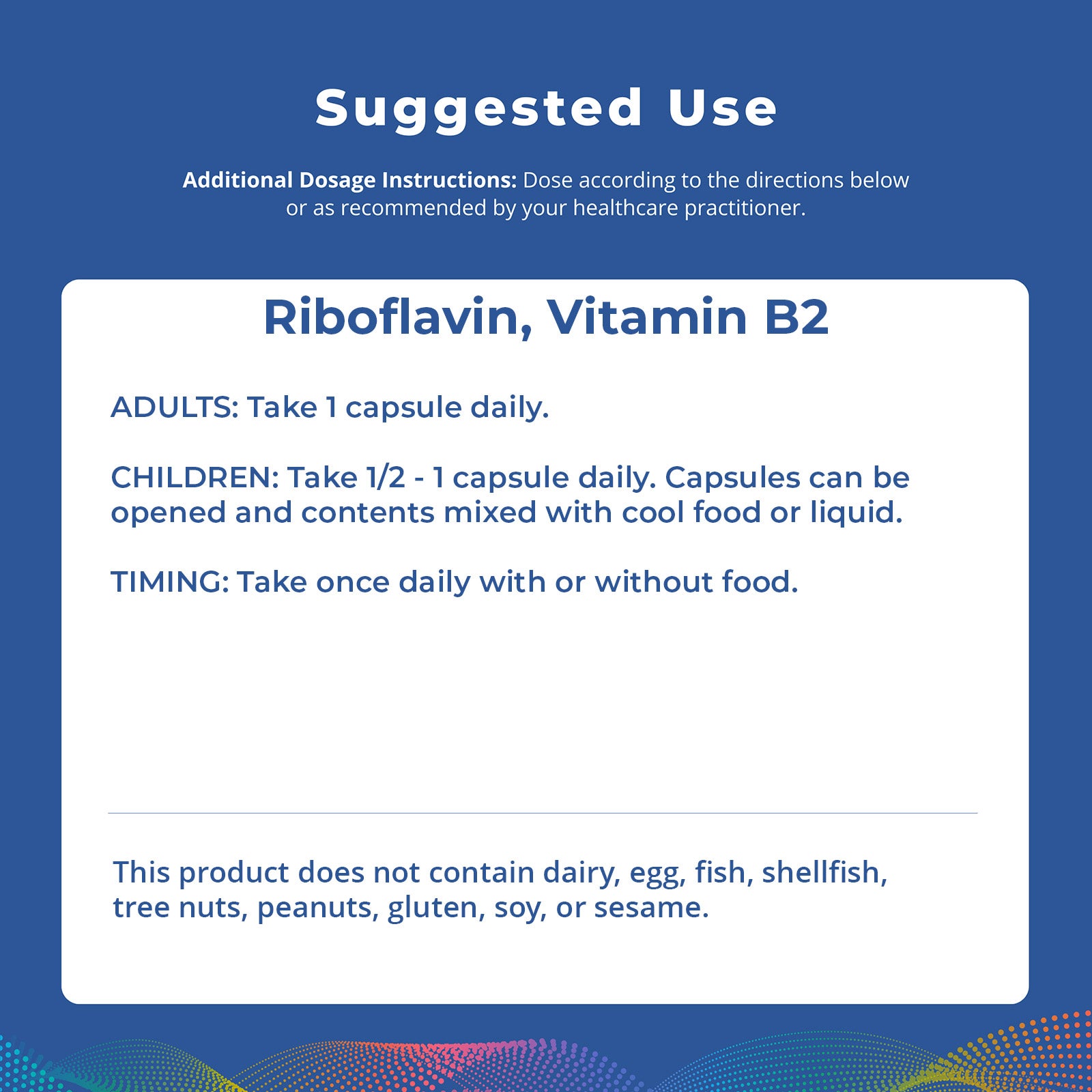 Riboflavin 400 mg, 60 Capsules