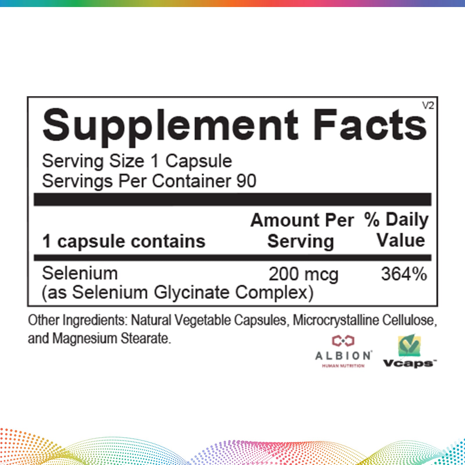 Chelated Selenium - 200 mg, 90 Capsules
