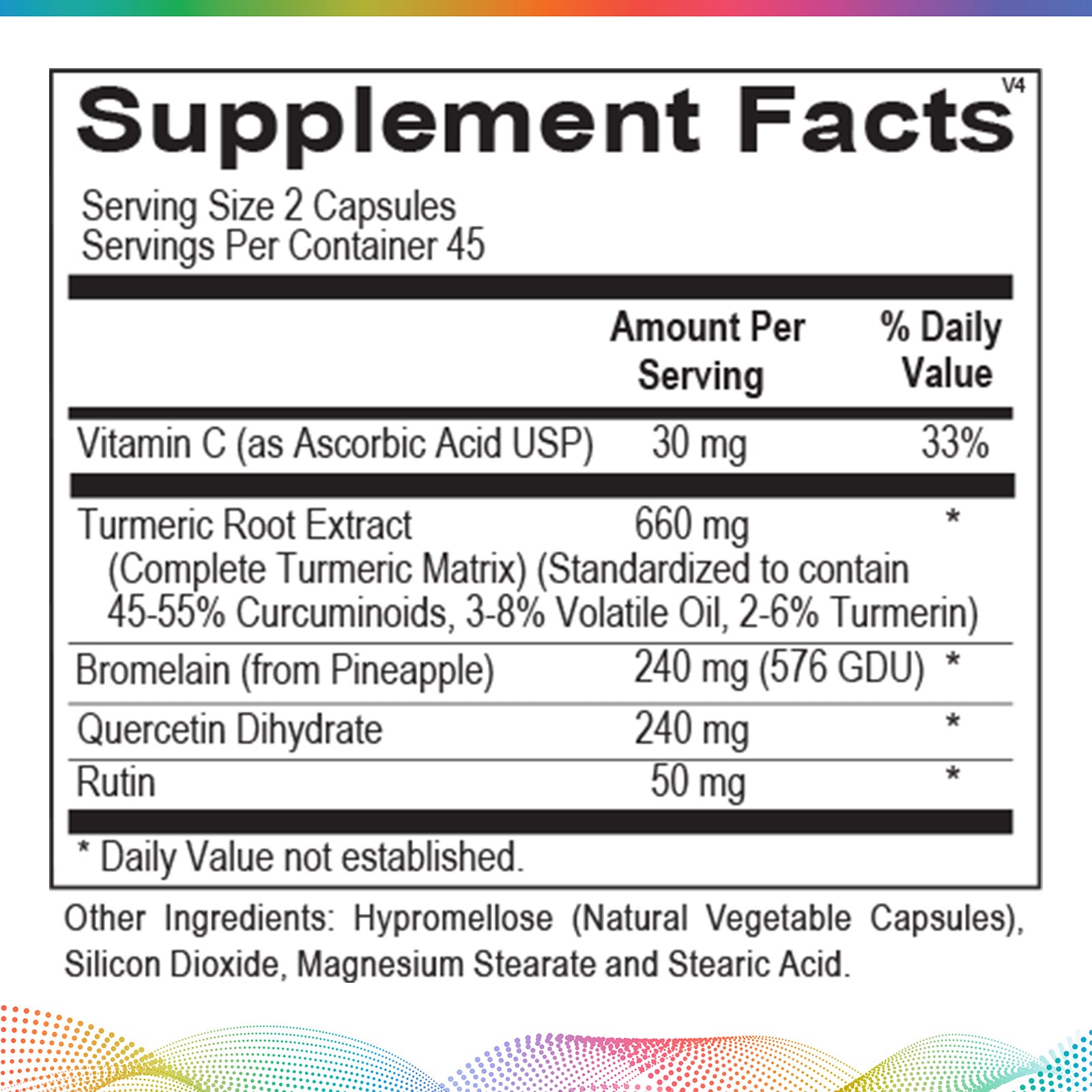 Turmeric-Quercitin Complex, 90 Capsules