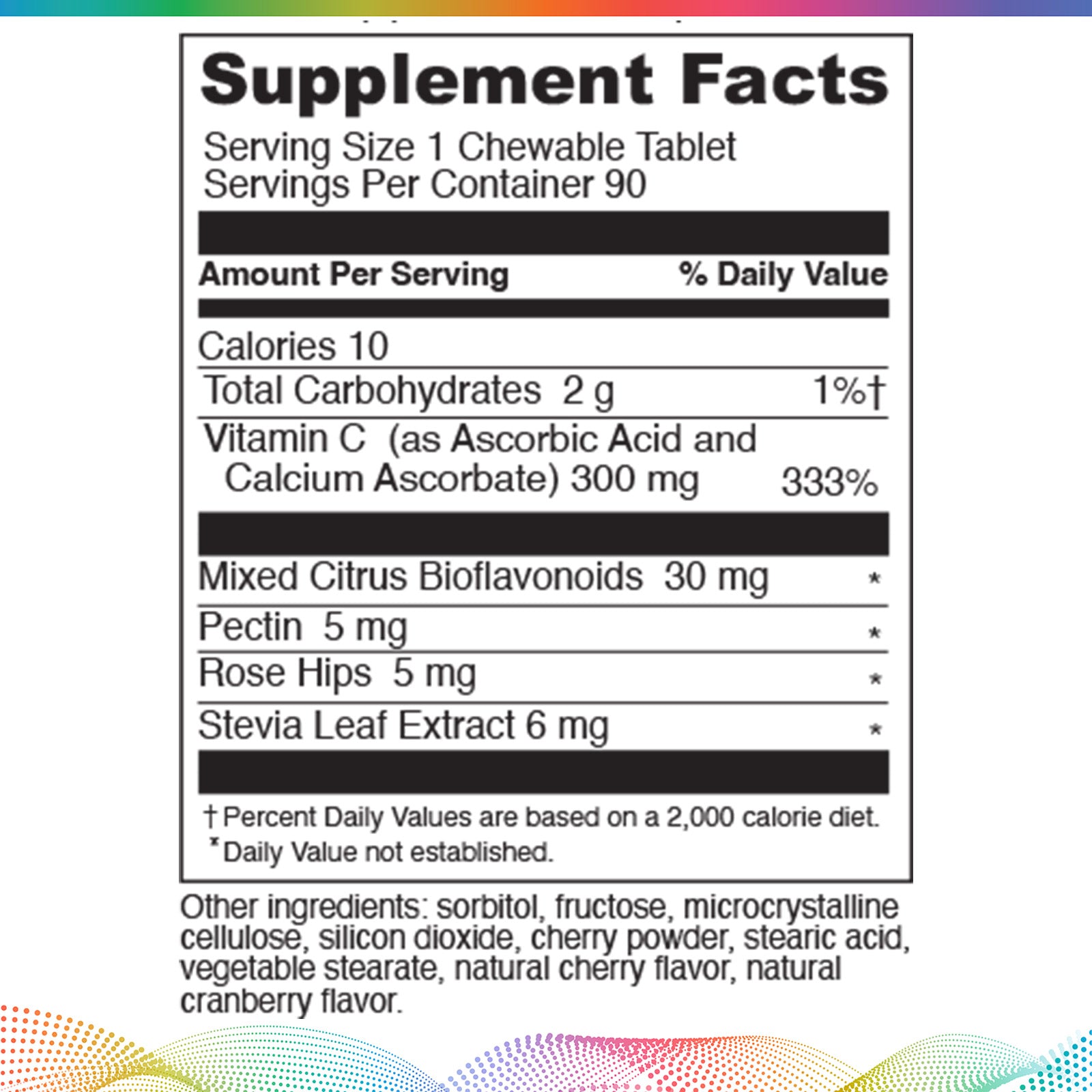 Chewable C - 300 mg, 90 Tablets