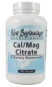 Cal/Mag Citrate (180 Caps) 