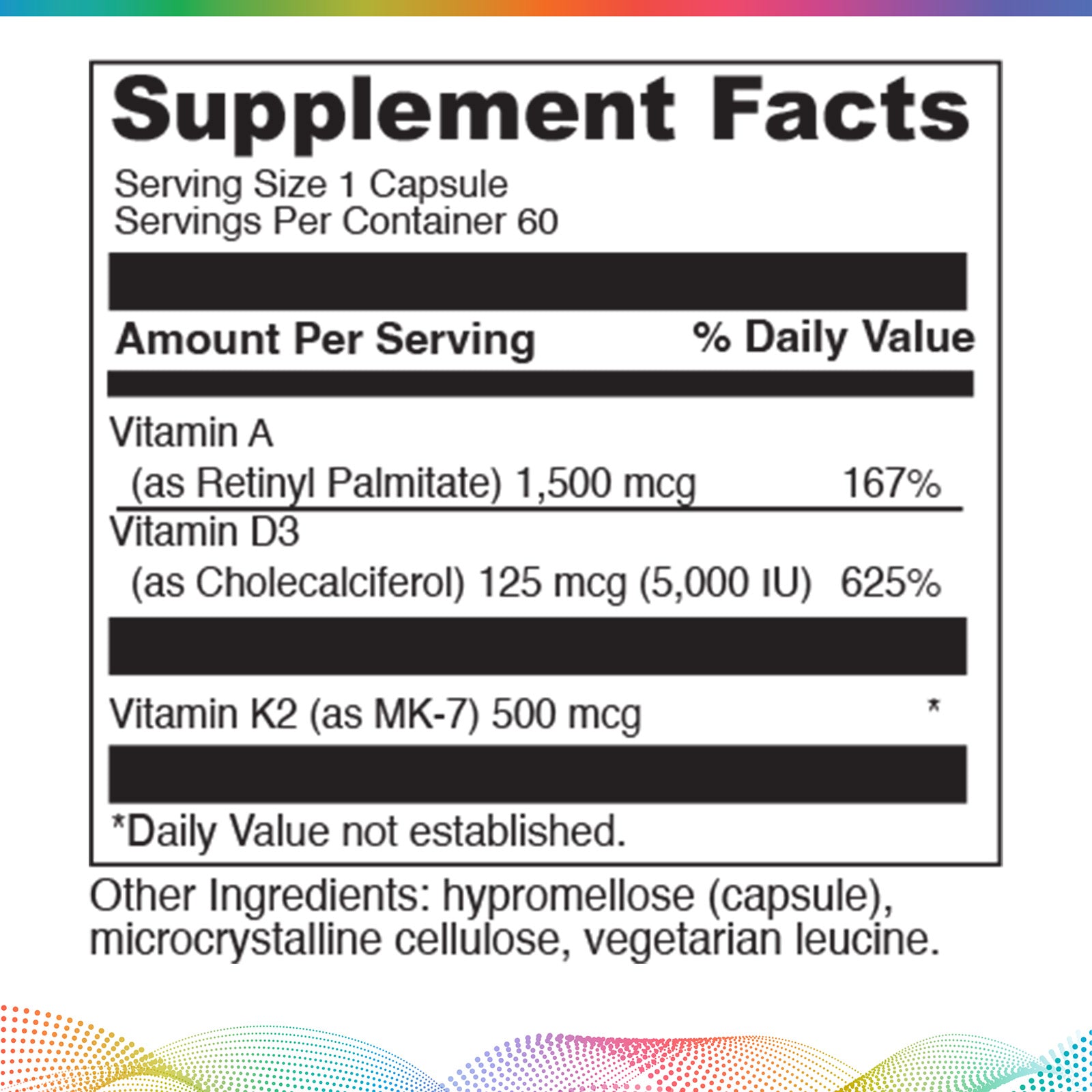 A D K, 60 Capsules