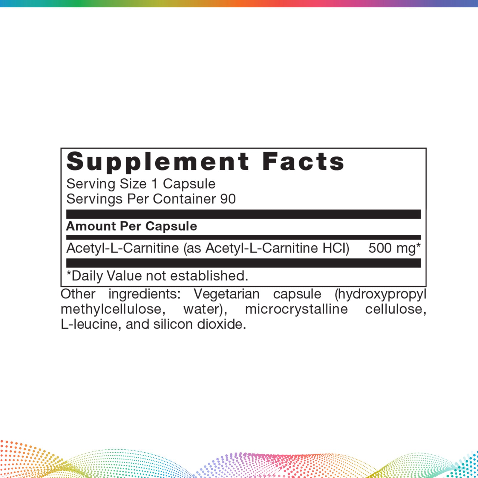 Acetyl-L-Carnitine, 90 Capsules