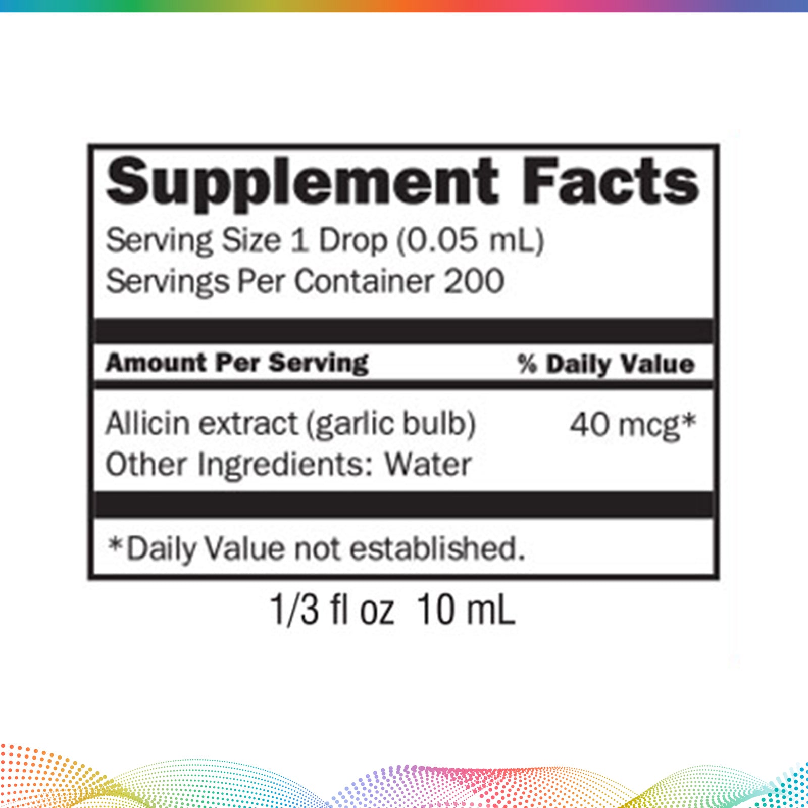 Allimax Liquid Garlic, 10 ml