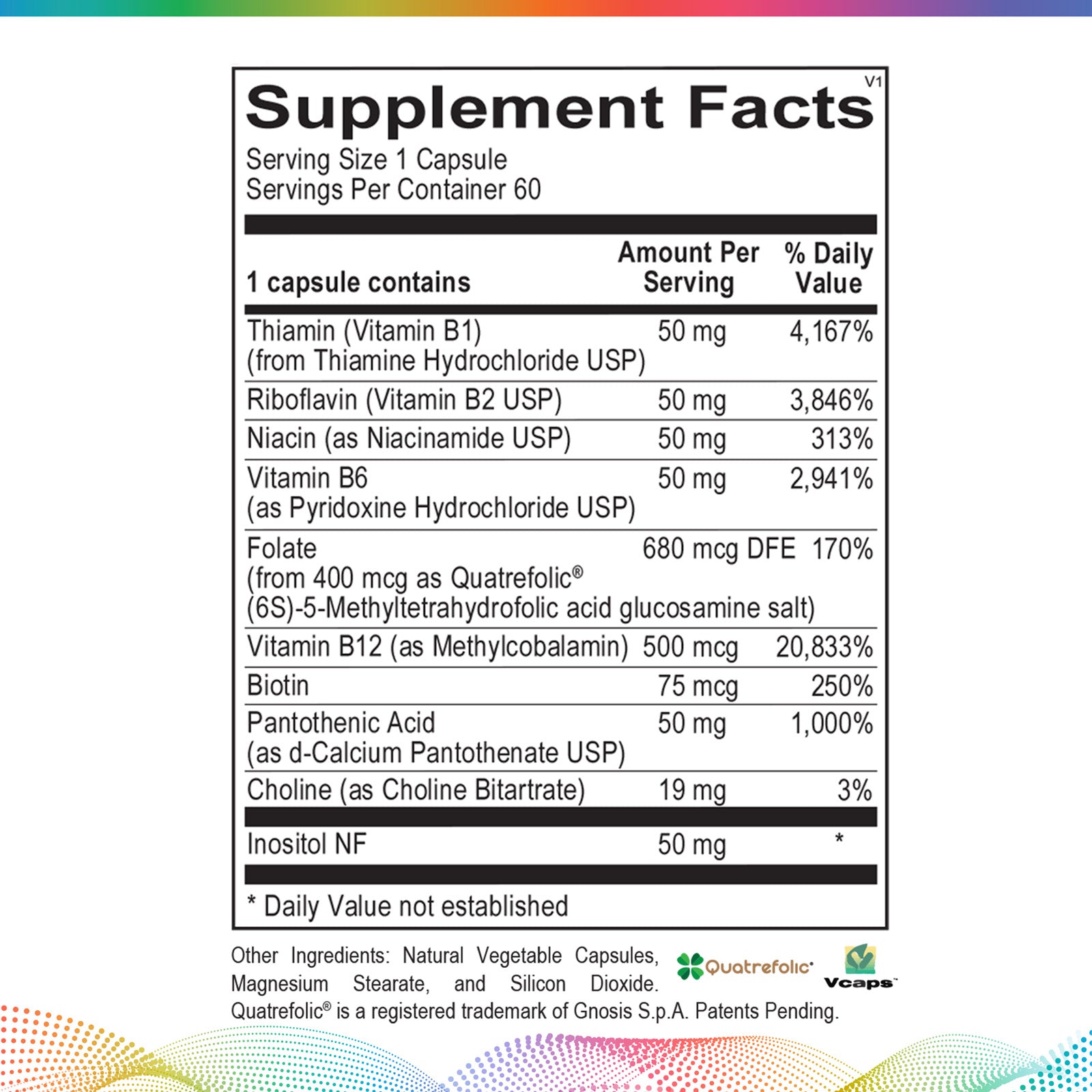 Methyl B-Complex, 60 capsules
