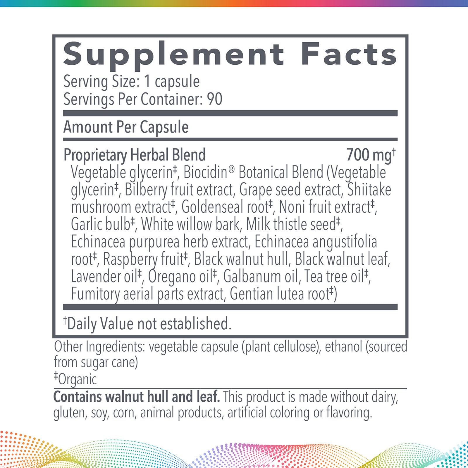 Biocidin Broad-Spectrum, 90 Caps