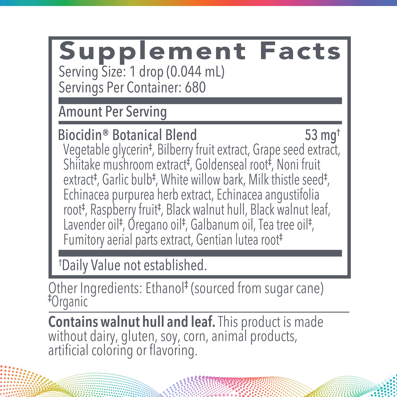Biocidin Broad-Spectrum Liquid Formula, 30 ml
