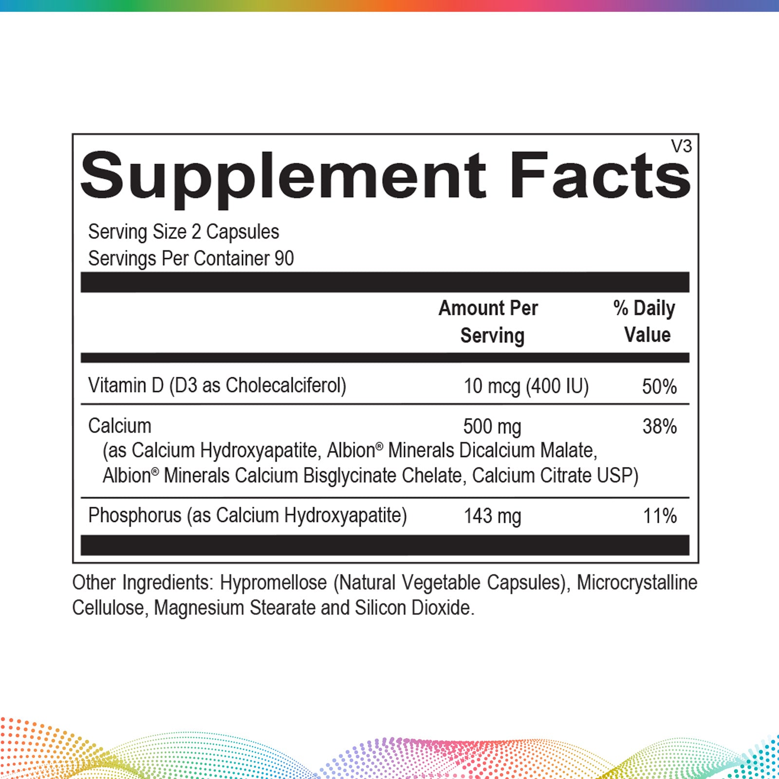 Chelated Calcium - 180 Capsules