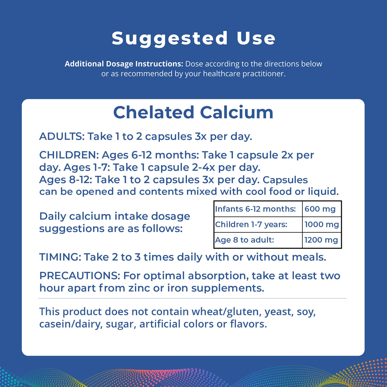 Chelated Calcium - 180 Capsules