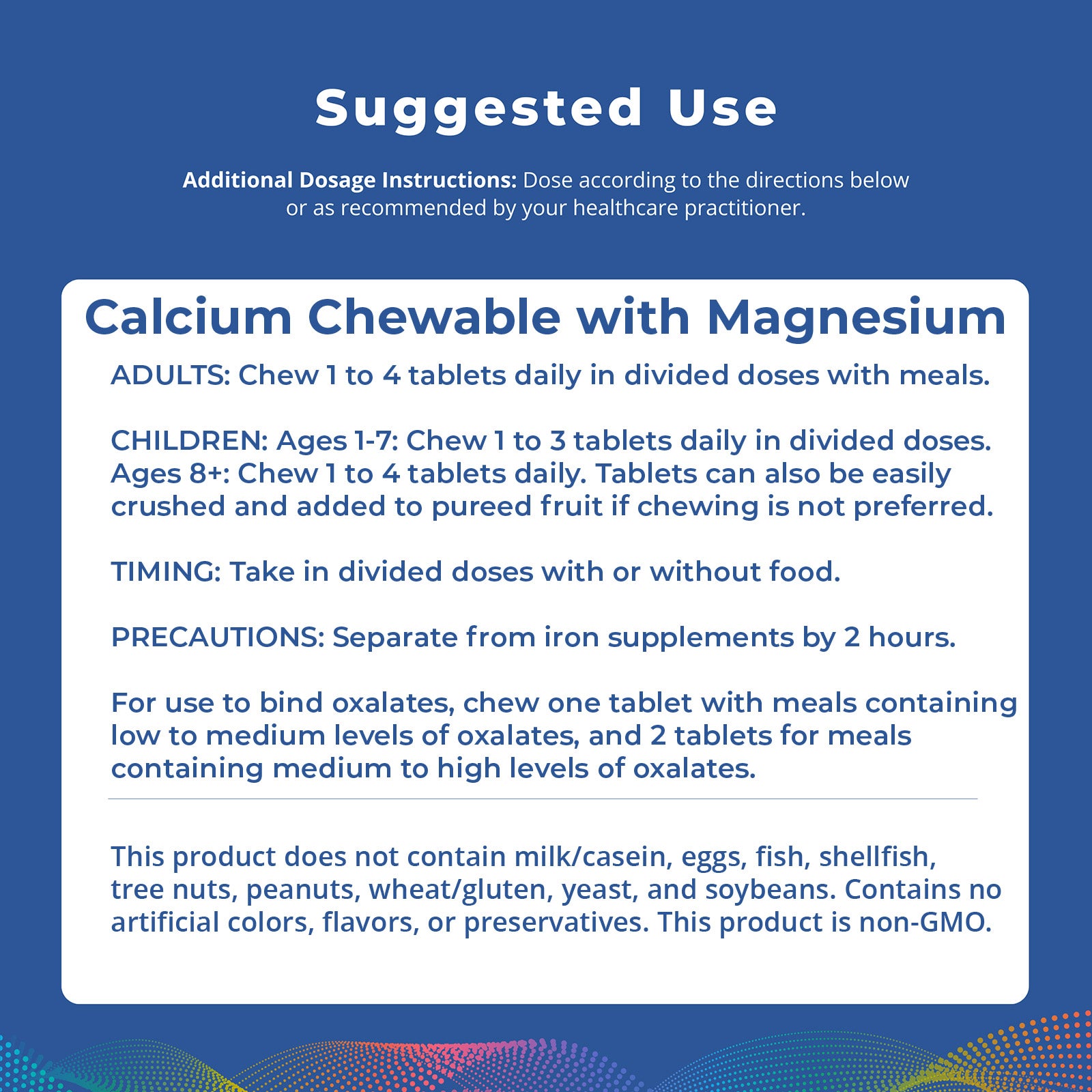 Calcium Chew. w/ Magnesium - 100 Tablets