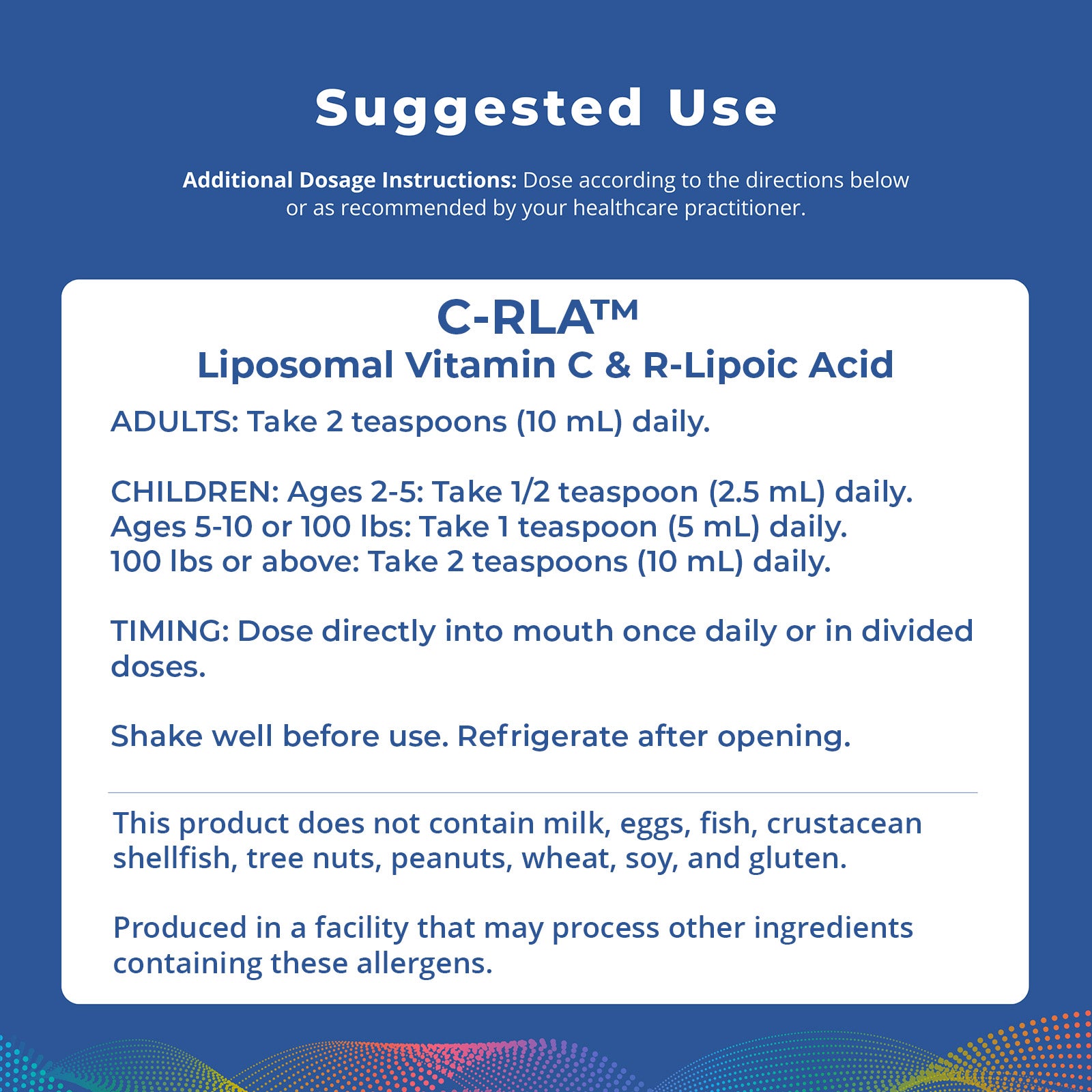 C-RLA (Liposomal Vitamin C & R-Lipoic Acid), 10 fl oz