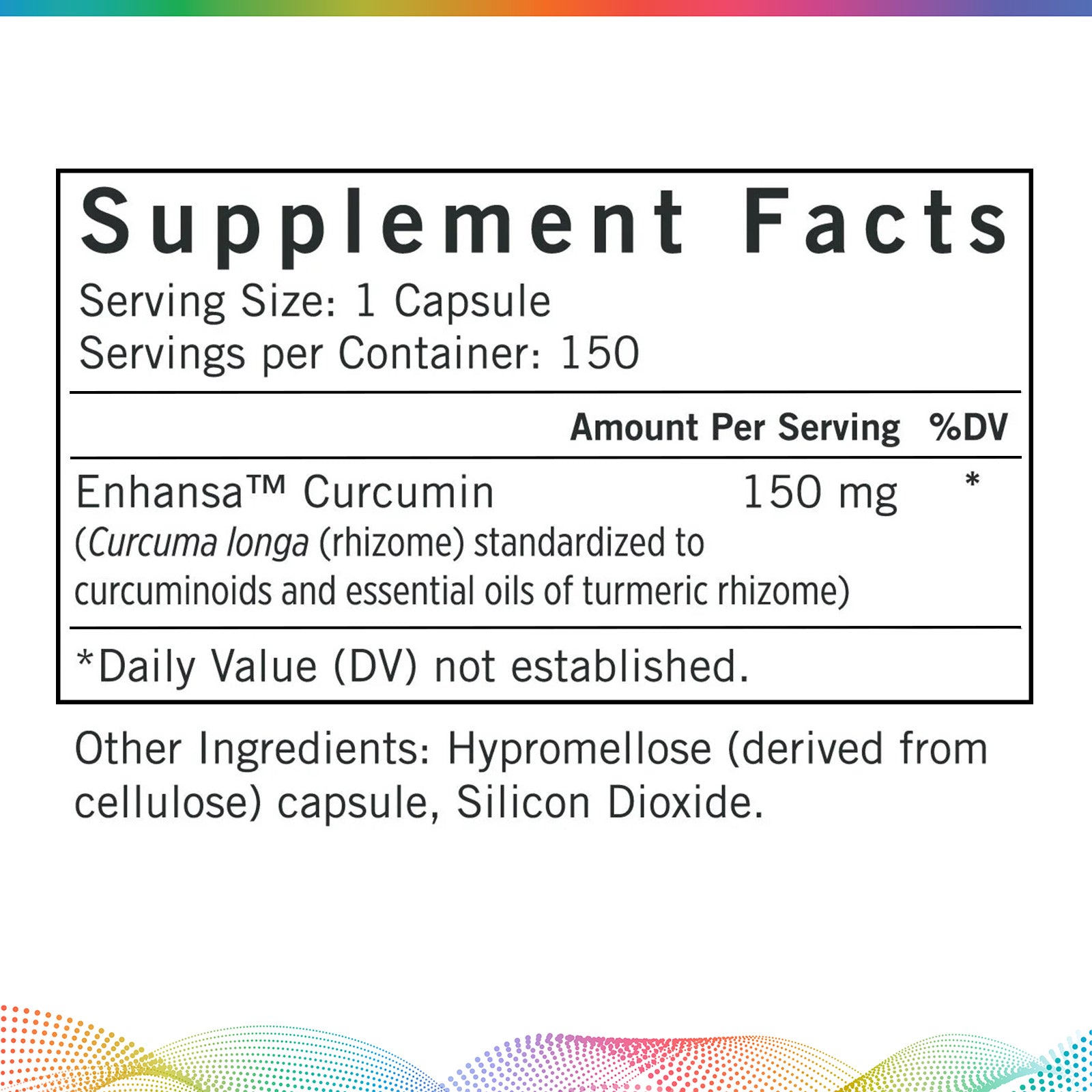 Enhansa Curcumin 150 mg, 150 Capsules