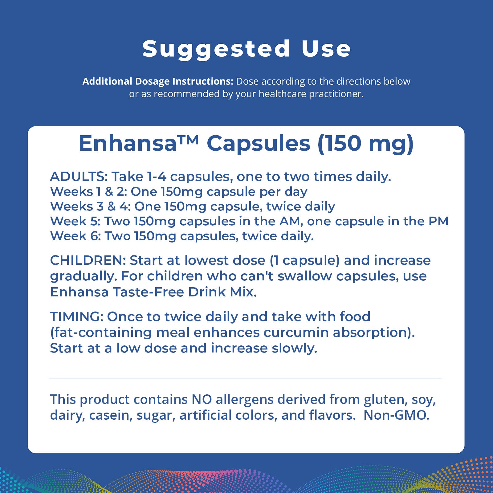 Enhansa Curcumin 150 mg, 150 Capsules