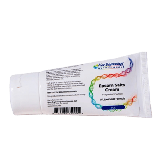 Crema de sales de Epsom - 2 oz 