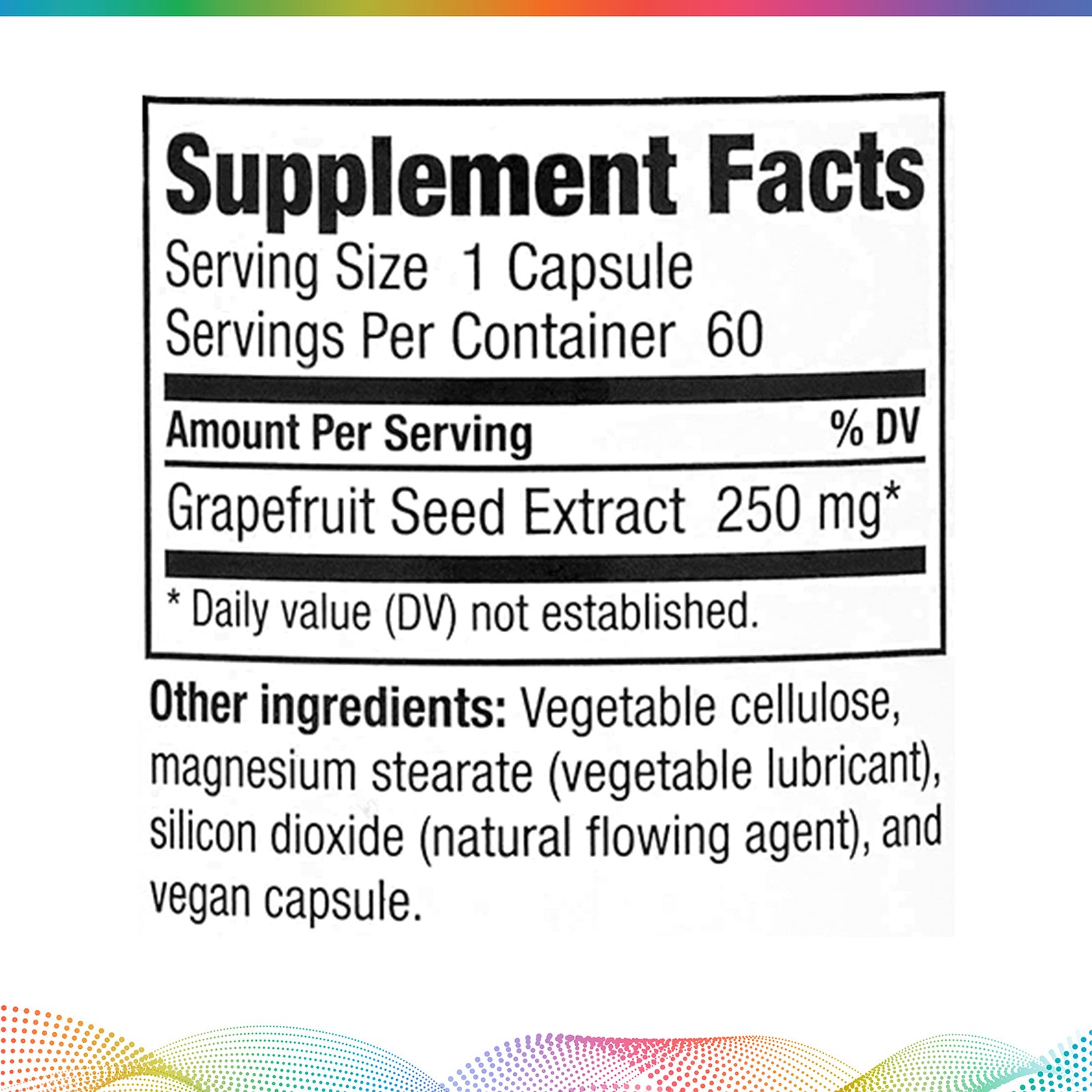 Grapefruit Seed Extract, 60 Capsules