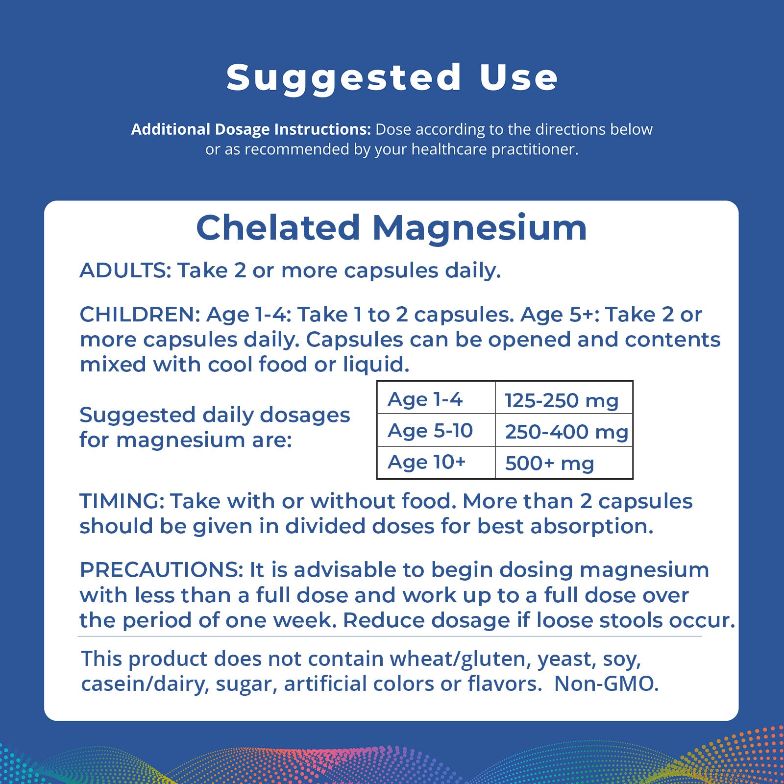 Chelated Magnesium, 120 Capsules