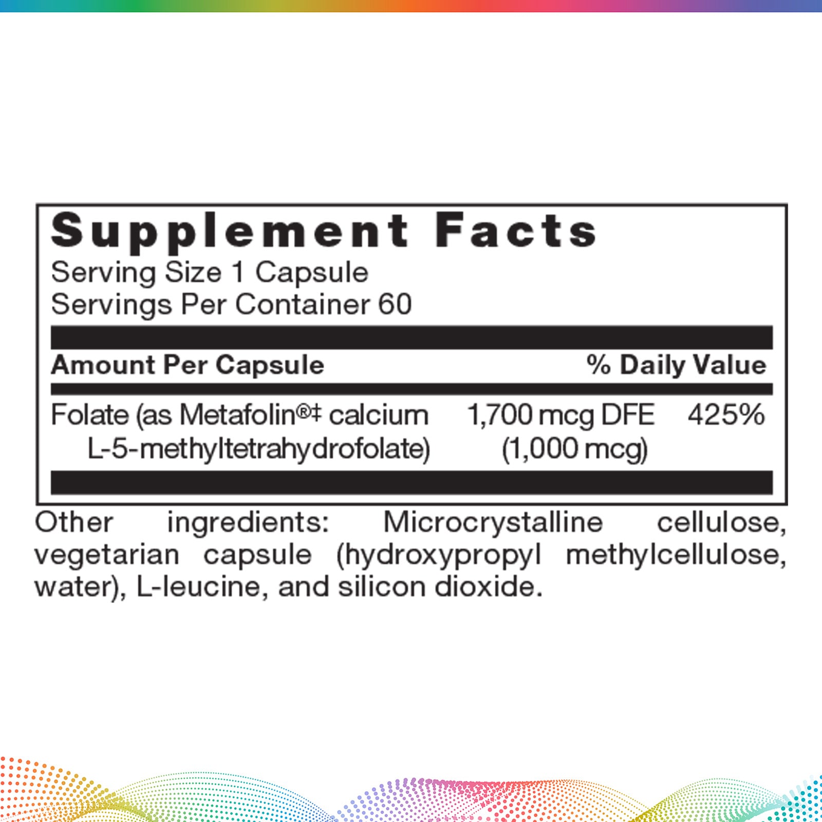 L-Methylfolate, 60 Capsules