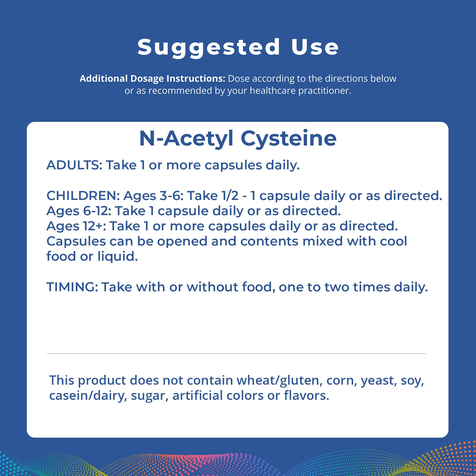 N-Acetyl Cysteine - 500 mg, 60 Capsules