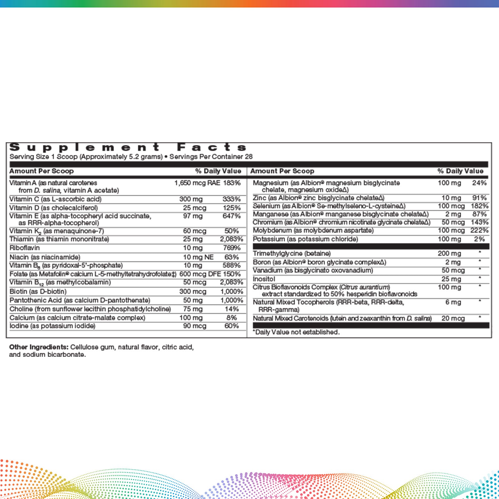 Spectrum-Mate Powder, Taste-Free