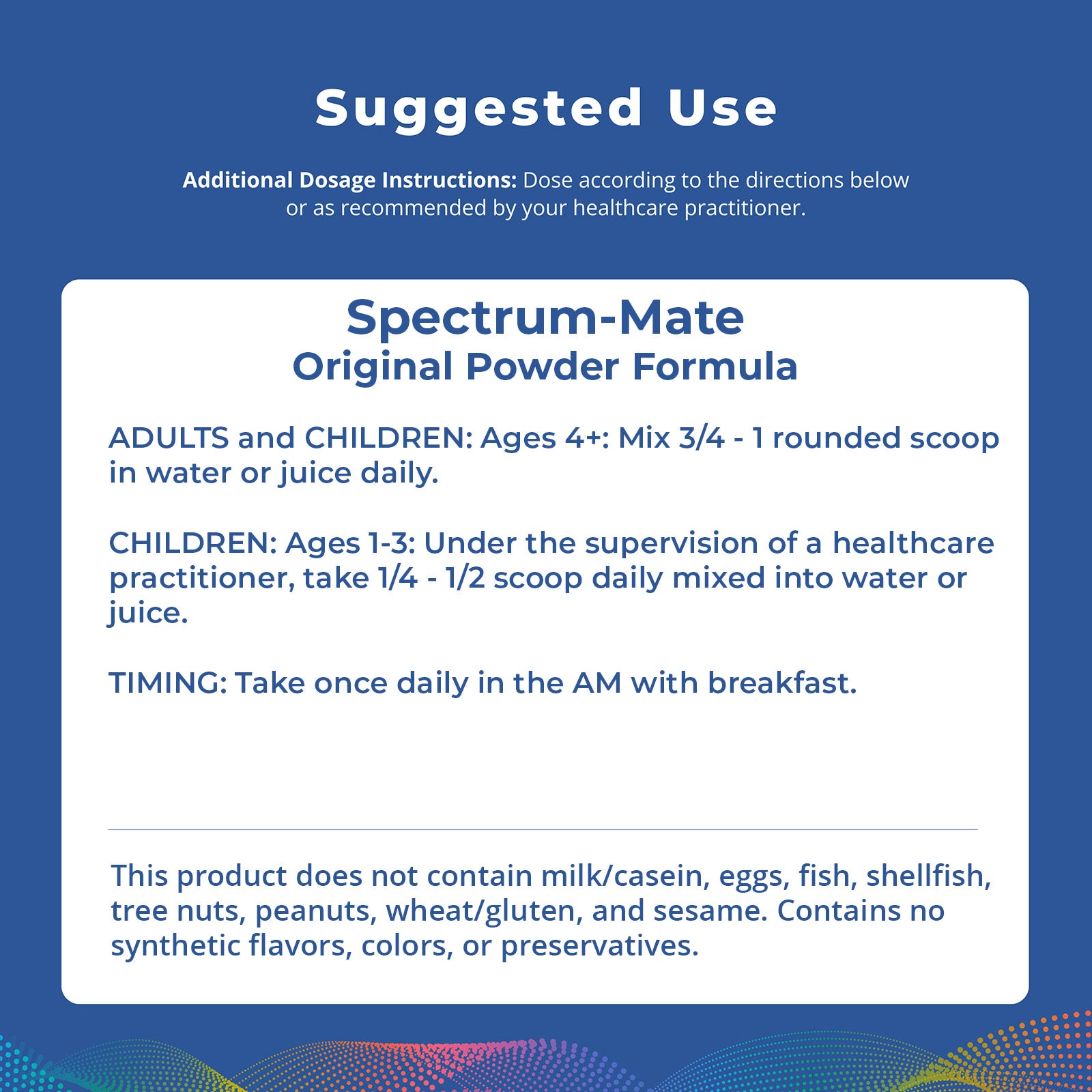 Spectrum-Mate Powder - Original Formula, 171g