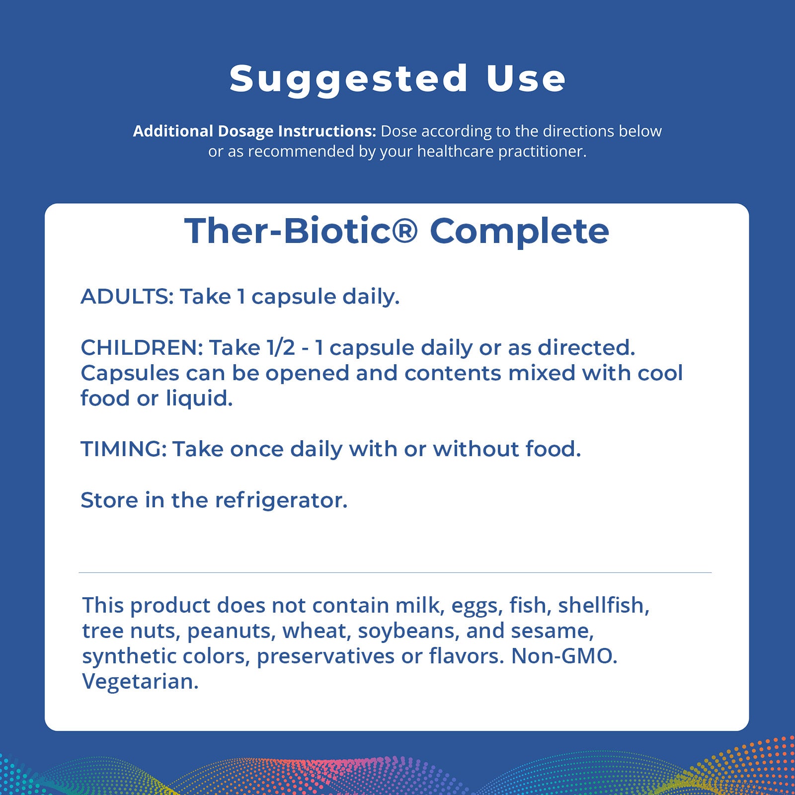 Ther-Biotic Complete, 60 cápsulas