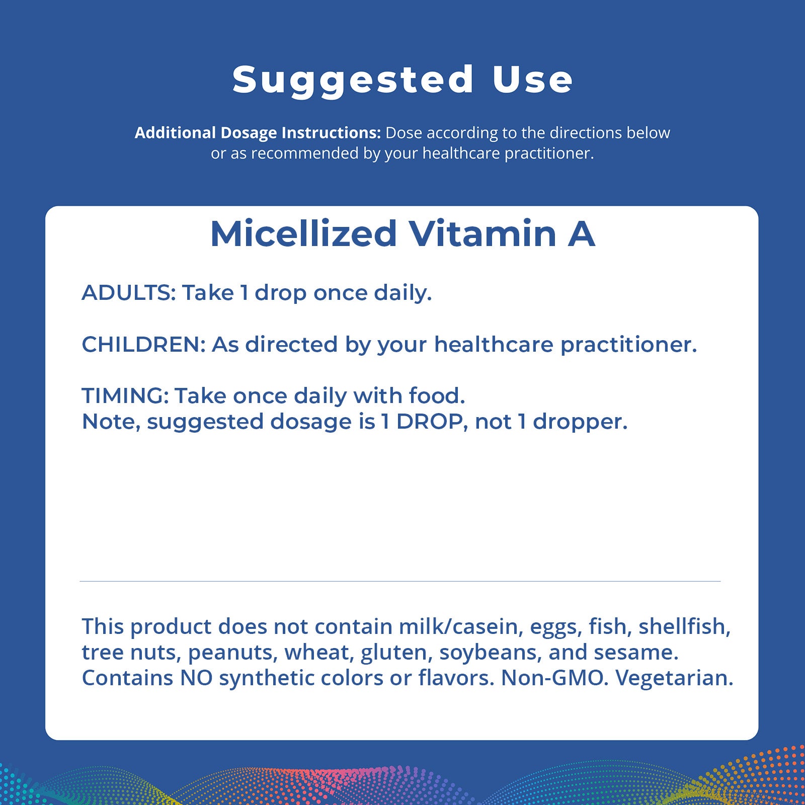 Micellized Vitamin A, 1 oz