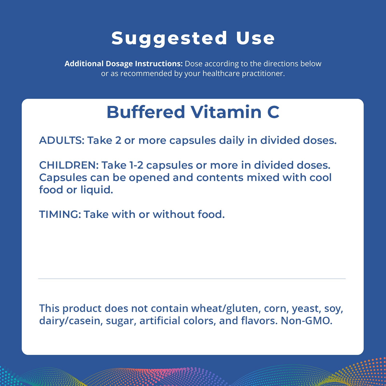 Vitamina C tamponada, 180 cápsulas