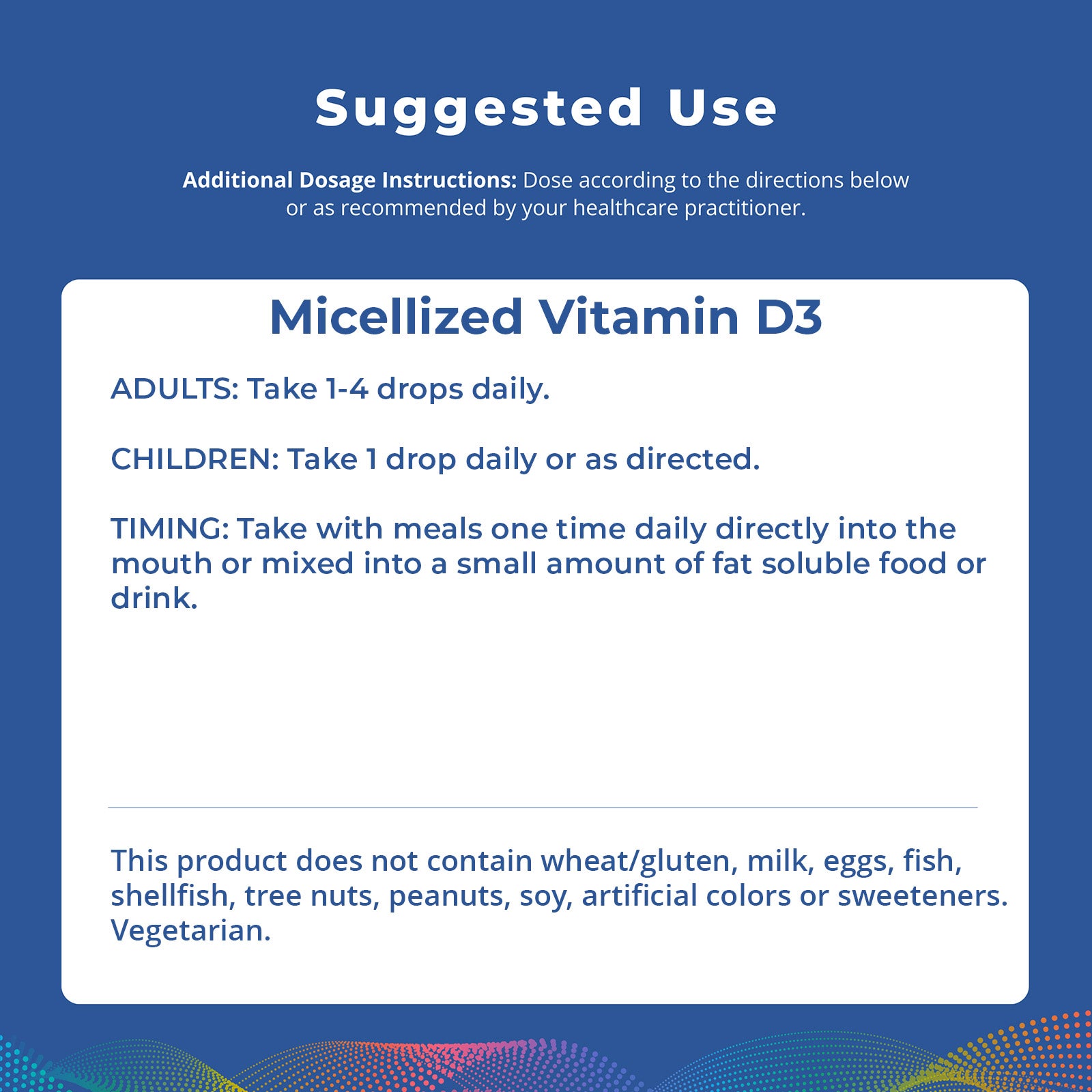 Vitamina D3 micelizada, 1 oz