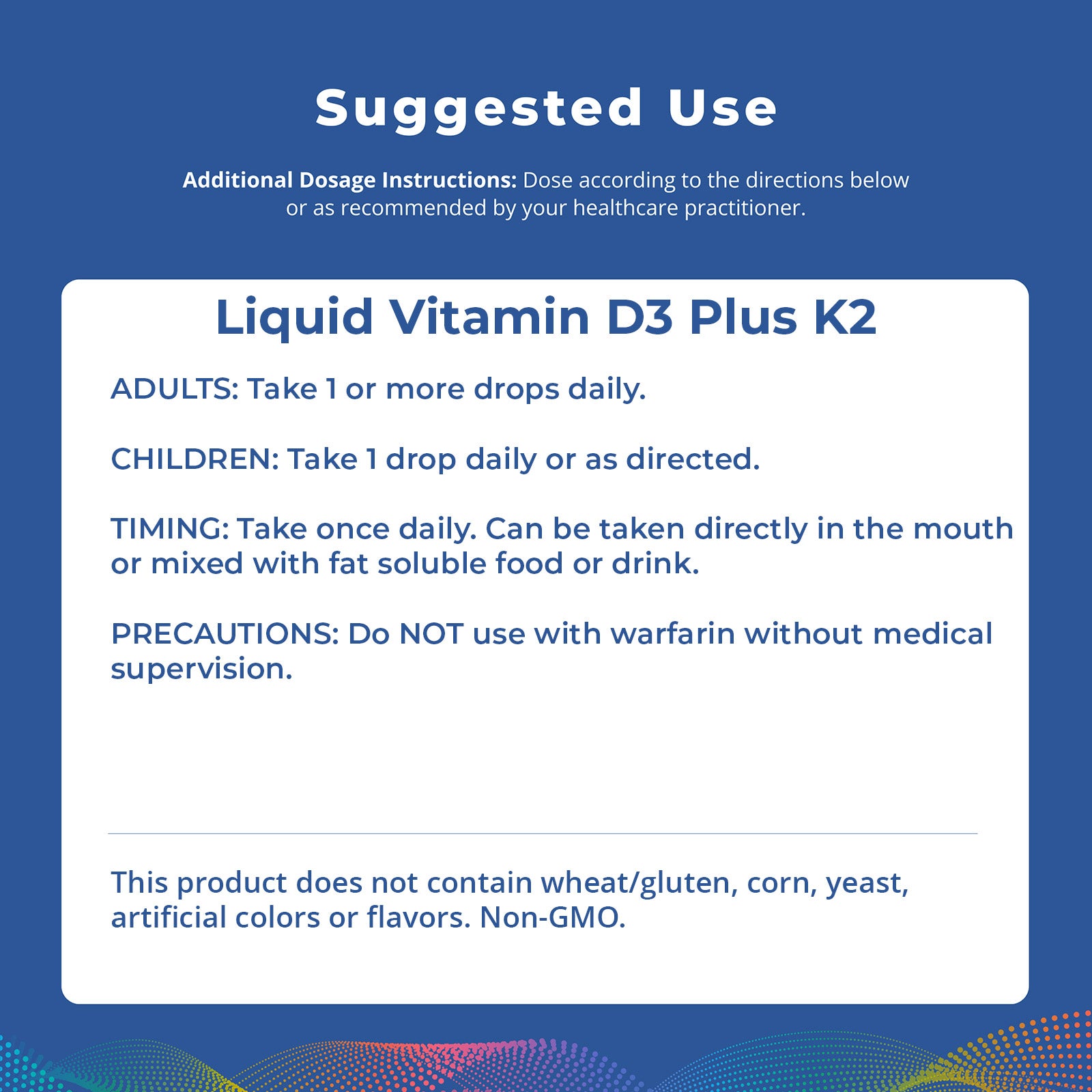 Liquid Vitamin D3 Plus K2, 30 ml