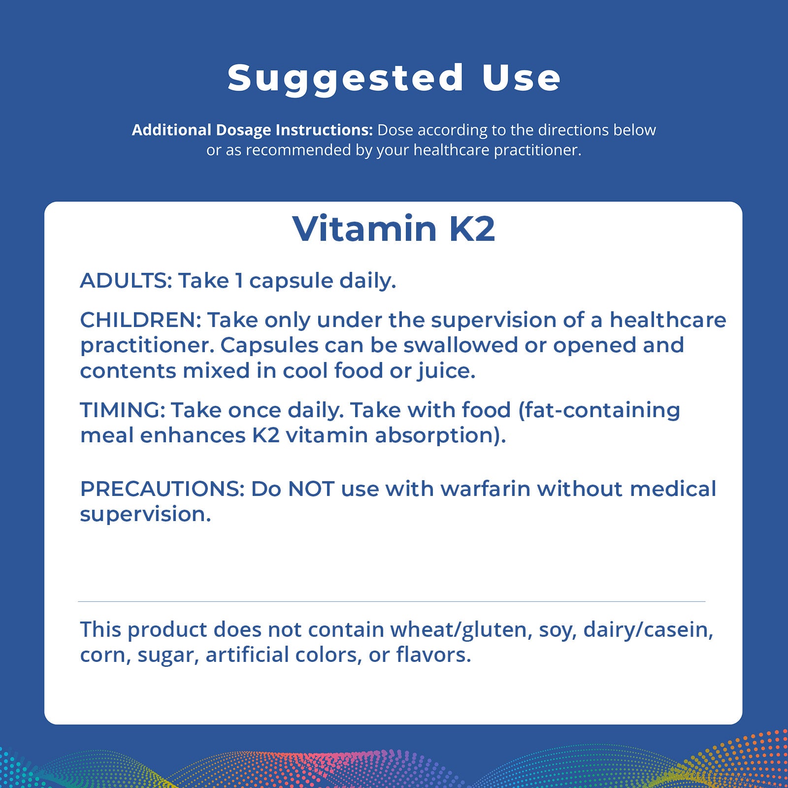 Vitamin K2, 60 Capsules