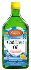 Carlson’s Cod Liver Oil (500 ml) - Lemon Flavored
