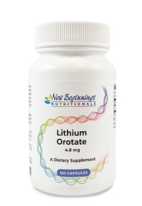 Lithium Orotate, 4.8 mg (120 caps)