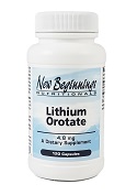 Lithium Orotate, 4.8 mg (120 caps)