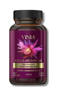 VINIA Red Grape Powder (60 caps) - NEW!