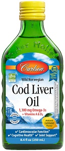 Carlson’s Cod Liver Oil (500 ml) - Lemon Flavored