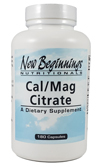 Calcium/Magnesium Citrate (180 Caps) 